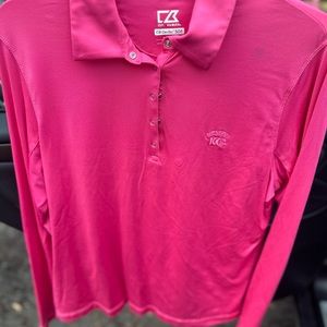 Long sleeve golf shirt